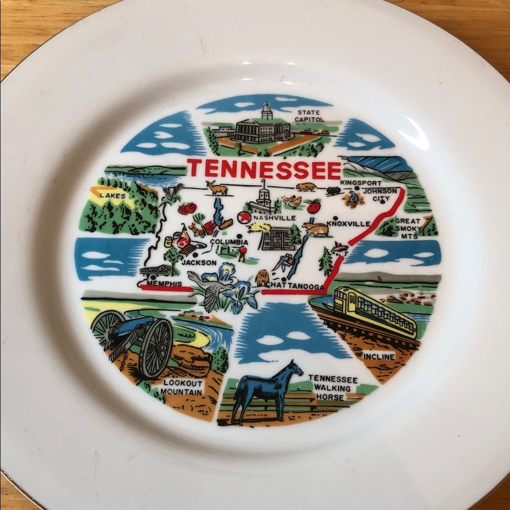 Tennessee Souvenir Plate